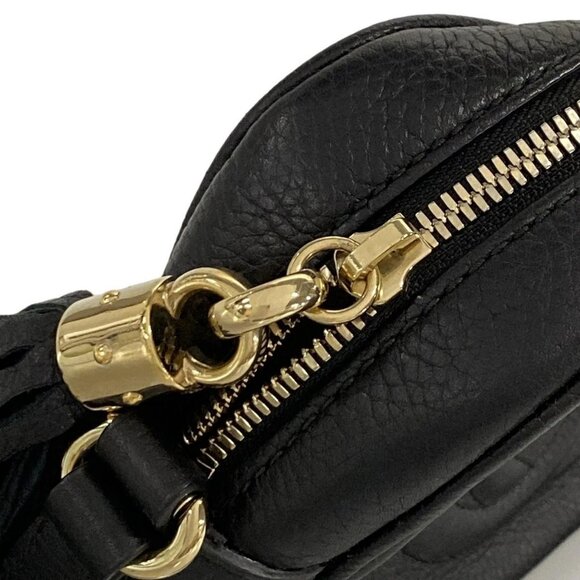 Auth GUCCI Soho 308364 Black Leather - Shoulder Bag - Picture 12 of 16